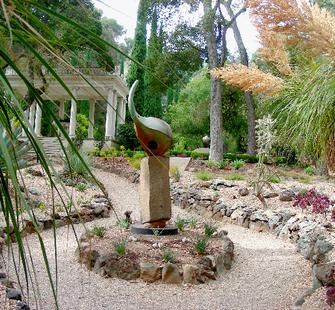 "Broken Wing" (2004) by David Middlebrook, in the Phelan Cactus Garden